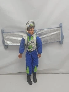 Figura de acción Max Steel Sky Strike 12" Mattel 2000 Glider Pack funciona - Imagen 1 de 17
