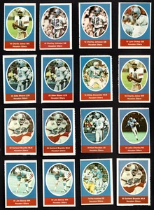 1972 Sunoco Stamp Promo (24) Stamp Lot - Houston Oilers NFL Team Collectibles - Picture 1 of 2