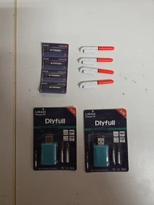Kit de carga Dlyfull LIR425 con 4 flotadores de pesca, 2 cargadores y 8 baterías - Imagen 1 de 6