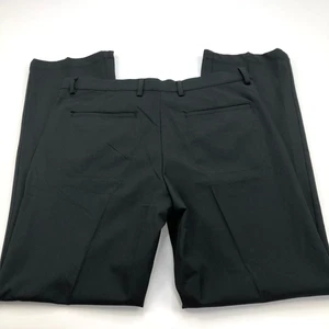 Greg Norman Performance Travel 32x32 (Fits 33W 32L) Flat Front Golf Pants Black - Picture 1 of 7