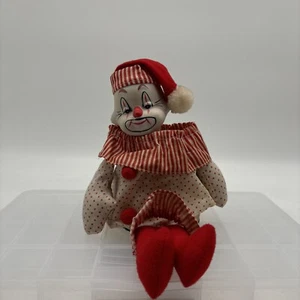 Vintage Mantle Musical Clown Porcelain With Moving Head Tested! - Picture 1 of 13