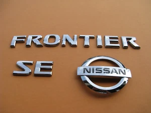 2005-2012 NISSAN FRONTIER SE REAR TAIL GATE LID EMBLEM LOGO BADGE SIGN A45888 - Imagen 1 de 8