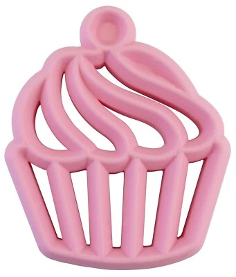 Itzy Ritzy Chew Crew Silicone Baby Teether Cupcake - Image 1 of 2