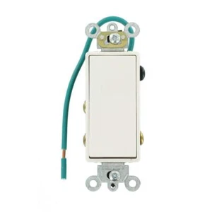 15 Amp Decora Plus Commercial Grade Double Pole Double-Throw Center-Off Contact - Picture 1 of 4