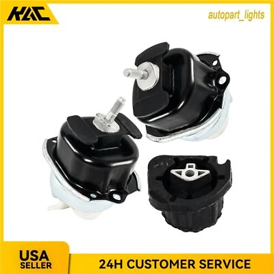 Soporte de motor y transmisión 3 piezas para BMW X5 2007-2017 18 X6 3,0 L 2009-19 Foto 1 de 4