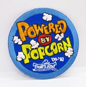 Powered by Popcorn Patch Trail’s End 2009 2010 Boy Scouts Embroidered Iron On - Picture 1 of 6