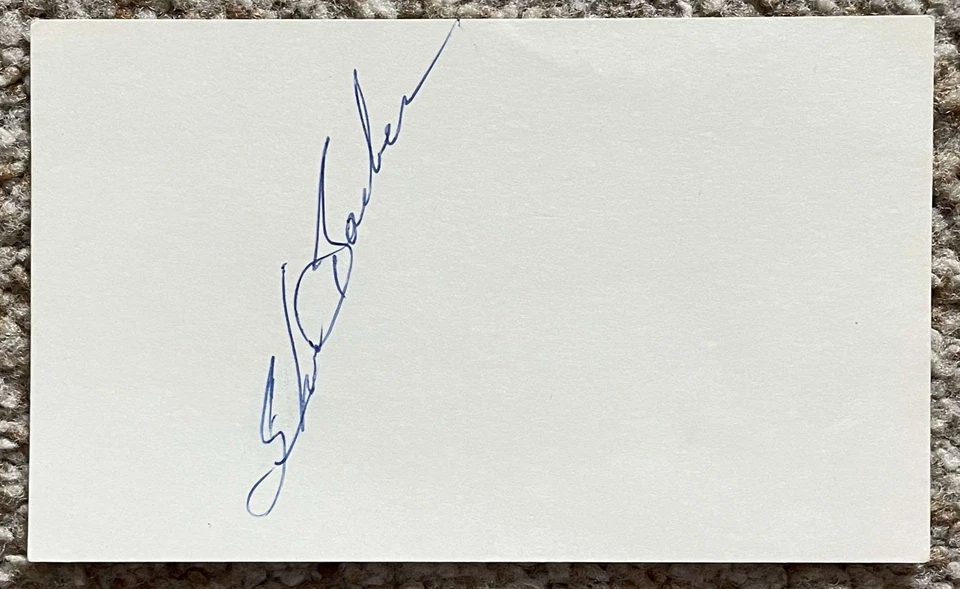 Tarjeta firmada por Steve Barber - Orioles Foto 1 de 1