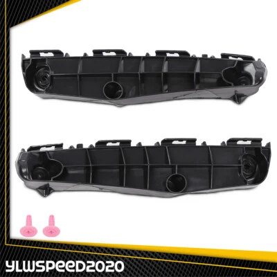 Par de retenedores de parachoques delantero negro izquierdo y derecho aptos para Toyota Prius 16-18 Foto 1 de 4