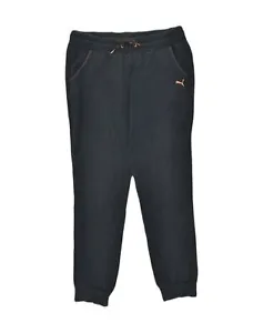 PUMA Womens Tracksuit Trousers Joggers UK 14 Large Black Cotton DH06 - Picture 1 of 3