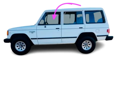 适用于:84-91 三菱 Montero 87-89 道奇 Raider 左门窗玻璃 — 第 1/4 张图片