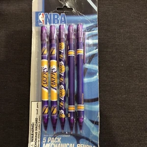 NBA Los Angeles Lakers 5er Pack Druckbleistifte VERSIEGELT NEU - Bild 1 von 4