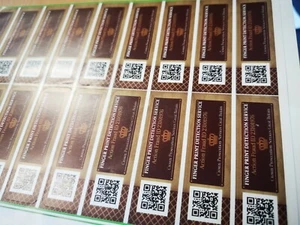 Finger Print Detection deterrent Labels Online ebay amazon business a must have - Picture 1 of 11