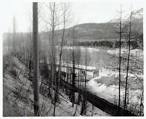 1956 Pressefoto Brückenbau bei Missoula Montana am Flathead River - Bild 1 von 2