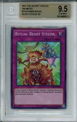 Yugioh Ritual Beast Steeds Super Rare THSF-EN032 BGS 9.5 - Image 1 of 2