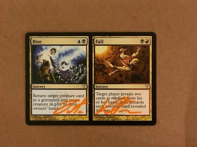 MTG Magic Rise   Fall Signed Artist Proof X1 Dissension DIS Pete Venters - Image 1 of 2
