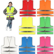 Kinder Warnweste Signalweste Funktionsweste 7 farben