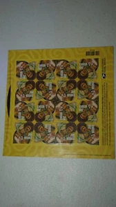 2014 JIMI HENDRIX UNUSED OFFICIAL U.S. MINT STAMP SHEET - 45 RECORD MUSIC DESIGN - Picture 1 of 4