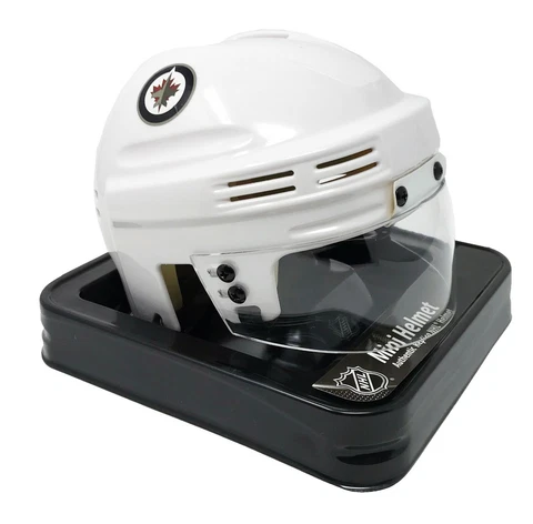 WINNIPEG JETS NHL LICENSED WHITE MINI HELMET Cover