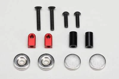 Yokomo Magnetic Front Body Mount (Red) [ZS-016MGFR] - Image 1 of 2