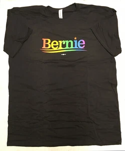 Bernie Sanders T-Shirt Wahlkampf 2020 - Pride Rainbow - XL - nie getragen - Bild 1 von 5