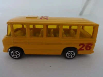 Autobús Corgi Juniors 1:64 Mercedes-Benz amarillo #26 - suelto y bonito Foto 1 de 4