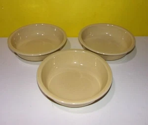 3 FIESTA HLC U.S.A. Yellow SOUP / CEREAL BOWLS 7” VGC - Picture 1 of 2