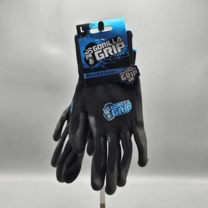 Gorilla Grip Never Slip Work Gloves Large #25053 - Picture 1 of 4