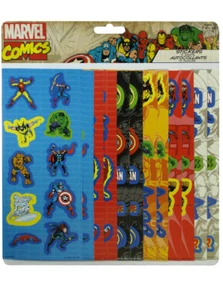 Marvel Comics Silver Age Comic Heroes Sticker Set 120 Stickers on 12 Sheets New - Picture 1 of 2