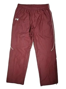 UNDER ARMOUR Womens Pants Loose Fit All Season Gear Maroon MEDIUM New - Picture 1 of 11