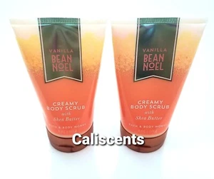 Bath & Body Works VANILLA BEAN NOEL Creamy Body Scrub X2 NEW - Picture 1 of 2