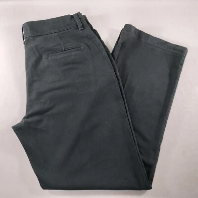 Pantalones Lee Relaxed Pierna Recta Negros Frente Plano Mujer Talla 14 Medianos Foto 1 de 4