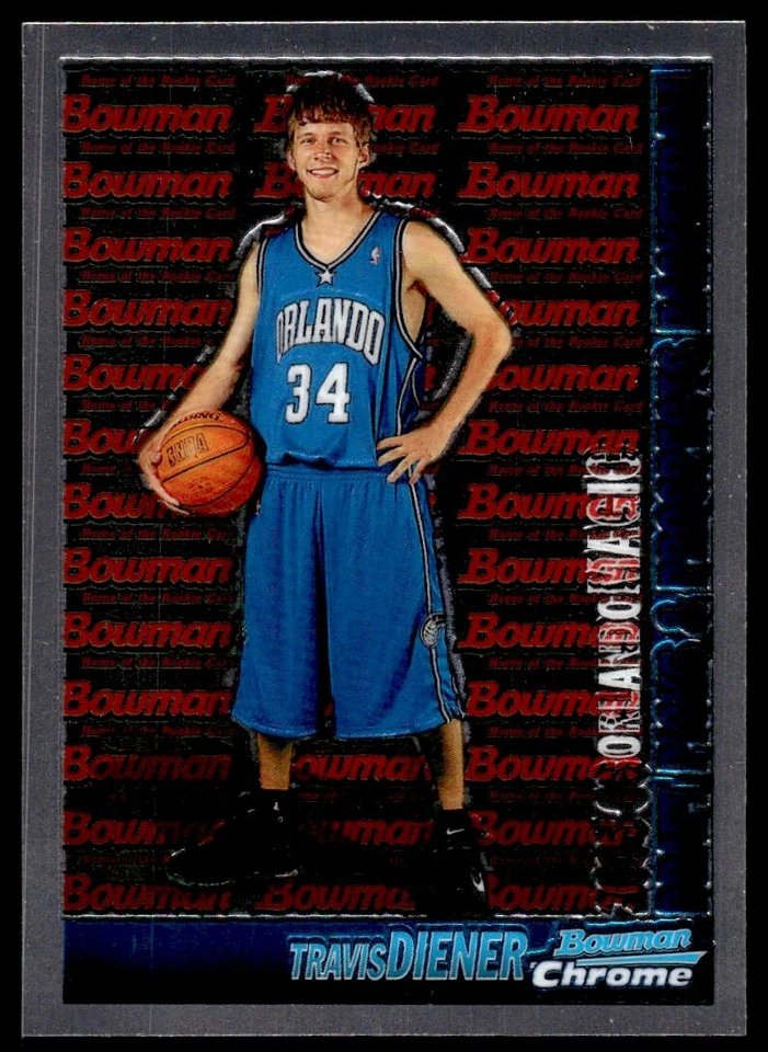 2005-06 BOWMAN CHROME ROOKIE CARD Travis Diener Orlando Magic #138 - Image 1 of 2