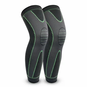 Knee Brace Compression Sleeve Support Pads For Gym Joint Pain Arthritis Relief - Picture 1 of 14