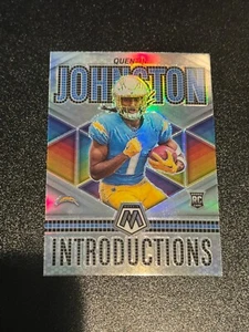 2023 Panini Mosaic Football Quentin Johnston Introductions True Silver RC Rookie - Picture 1 of 2