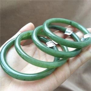 Brazalete de jaspe para mujer True Hetian tienen certificado de evaluación - Imagen 1 de 12