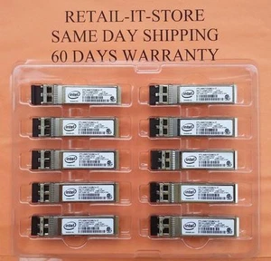 INTEL/DELL 407-BBOK 519N7 SFP+ SR corto alcance 850 nm 300 m MMF - Imagen 1 de 2