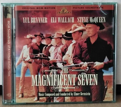 THE MAGNIFICENT SEVEN Soundtrack by E. BERNSTEIN 1998 RYKODISC RCD 10741 US HDCD - Image 1 of 3