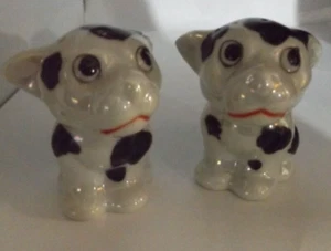 Salero y pimentero dálmata vintage hecho en Japón - Dalamation Do - Imagen 1 de 10