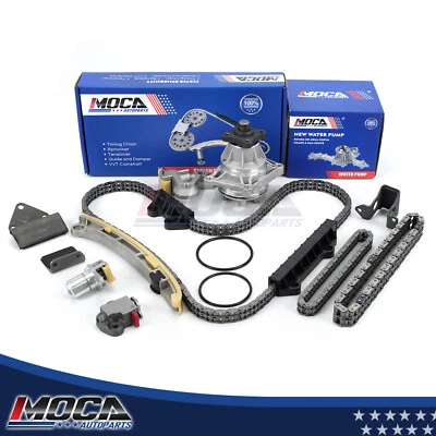 Комплект цепи ГРМ без шестерен + водяной насос подходит для 99-06 Chevrolet Suzuki 2.5 2.7 H25A - Изображение 1 из 4