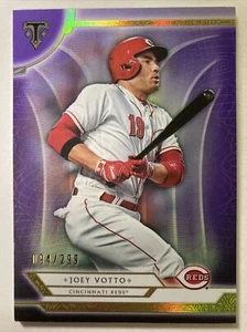 Joey Votto 2018 besiegt Triple Threads Amethyst PURPLE Card #10 (3612) 94/299 - Bild 1 von 2