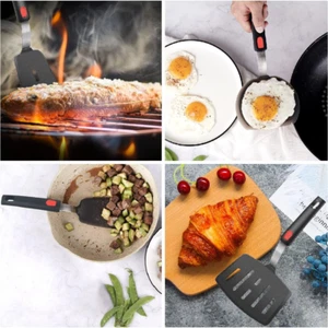 Silicone Spatula Turner, 4-Pack Spatulas 600°F Heat Resistant Set for Nonstic... - Picture 1 of 1