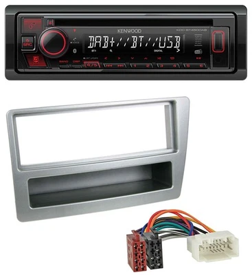 Kenwood MP3 CD USB Bluetooth DAB Autoradio für Honda Civic 04-06 silber autom. K - Bild 1 von 4
