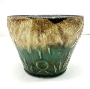 Fioriera vintage Robinson Ransbottom Pottery RRP Jardiniere Sun Moon Pot 1400 5" - Foto 1 di 7