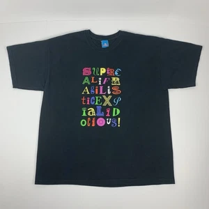T-shirt Mary Poppins Disney Supercalifragilisticexpialidocious Y2k maglietta adulto XL - Foto 1 di 8