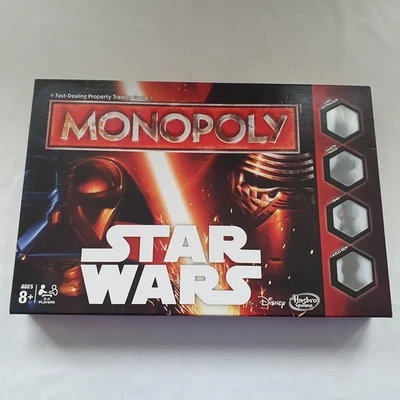 Monopoly Star Wars Hasbro Gaming 2015 Complete Board Game Very Good Condition - Image 1 of 4