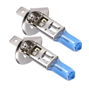 2Pc Car Headlight Headlamp White Fog DRL Light Lamp Halogen Bulb Bulbs 5500K H1 - Picture 1 of 5