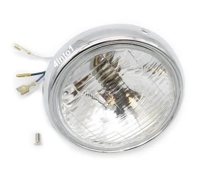 6V Headlight Assembly Honda CL70 CT70 Trail 70 SL70 XL70 XL75 XL80 Bulb Rim - Image 1 of 3