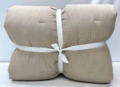 BRAND NEW Pottery Barn Dream Brushed Cotton FULL/QUEEN Comforter~Flax - Image 1 of 2