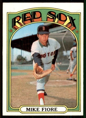 1972 Topps EX/MT #199 Mike Fiore Boston Red Sox - Image 1 of 2