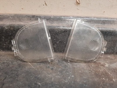 04-08 Ford F150 Front Overhead Console Dome Light Map Lamp Lens Pair Set OEM - Image 1 of 4